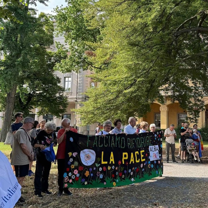 Il Giro d’Italia della Pace ad Alba dello scorso 5 giugno