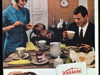 Nutella in una celebre campagna pubblicitaria