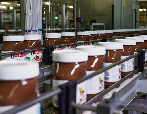 La produzione di Nutella (foto Murialdo Muratore)
