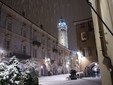 Nevica in via Roma a Cuneo