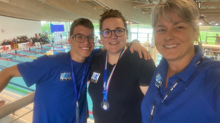 NUOTO PARALIMPICO / Incetta di medaglie agli Assoluti per Alice Secchi e Artem Lorenzo Nasi del Centro Sportivo Roero NUOTO PARALIMPICO / Incetta di medaglie agli Assoluti per Alice Secchi e Artem Lorenzo Nasi del Centro Sportivo Roero
