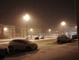 Neve in piazza Galimberti a Cuneo
