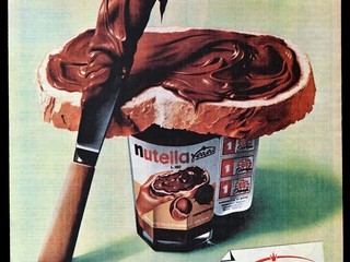 Nutella in una celebre campagna pubblicitaria