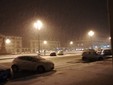 Ancora neve in piazza Galimberti a Cuneo