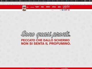 Sono quasi pronti, annuncia il sito web di Nutella Italia