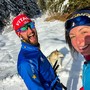 Romanin e la Franco sulla neve in un momento di relax - Immagine tratta dal profilo Facebook di Alice Franco