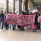 Immagine di repertorio di un'ultima manifestazione di Non Una Di Meno