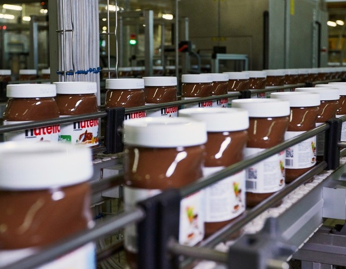 La produzione di Nutella (foto Murialdo Muratore)