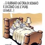 Il ritorno dell'ora legale nella vignetta di Danilo Paparelli