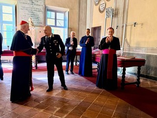 Il grazie del maggiore Davide Basso per l'onorificenza di  Cavaliere dell'Ordine di San Gregorio Magno