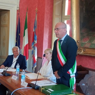 Un intervento del sindaco Oderda in Consiglio comunale