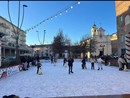 La pista di pattinaggio in piazza san Giovanni nel 2023