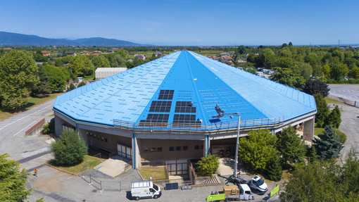 Il palasport di Cuneo