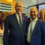 il Principe Alberto di Monaco con il sindaco Mottinelli