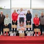 Il podio Elite della gara di Fossano (foto F. Ossola)
