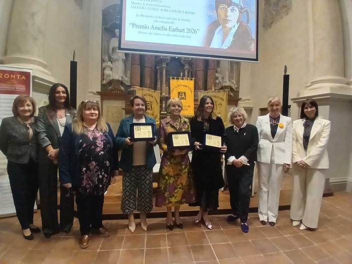 Saluzzo, premio Amelia Earhart 2026 dei club Zonta Saluzzo, Cuneo, Alba,Langhe e Roero Saluzzo, premio Amelia Earhart 2026 dei club Zonta Saluzzo, Cuneo, Alba,Langhe e Roero