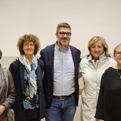 Da sinistra Daniela Blengio, Franca Giordano, Mauro Calderoni, Gianna Pentenero e Ivana Borsotto