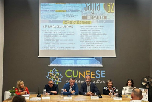 Oggi la 62ª Sagra del Marrone accende Roccavione: mercatini, mostre, caldarroste, sport e animazione per tutta la giornata Oggi la 62ª Sagra del Marrone accende Roccavione: mercatini, mostre, caldarroste, sport e animazione per tutta la giornata