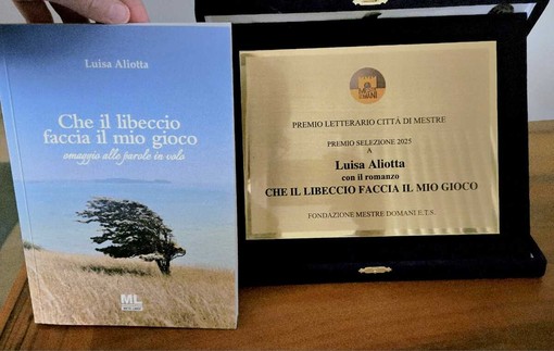 Premio Mestre 2025 per Luisa Aliotta Premio Mestre 2025 per Luisa Aliotta