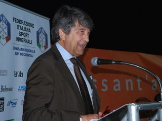 Un’immagine di repertorio dell’ingegner Pietro Marocco, candidato alla presidenza del Comitato FISI Alpi Occidentali