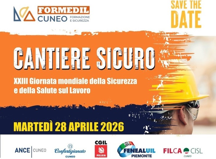 Cantiere Sicuro, a Cuneo una giornata per riportare la sicurezza sul lavoro al centro