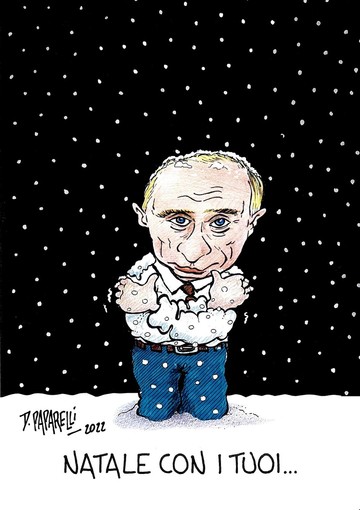 Anche per Vladimir Putin, quest'anno è... 'Natale con i tuoi'