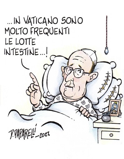 'Lotte intestine' in Vaticano...