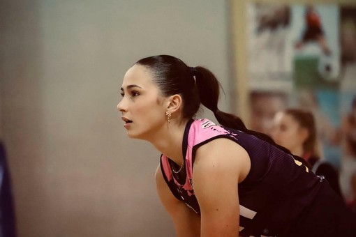 Petra Di Blasi in campo con la maglia dell'MTS Volley Academy