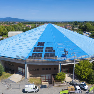 Il palasport di Cuneo