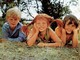 Pippi con Tommy e Anika nella celebre serie Tv (Sundberg, Nilsson e Persson) - foto di Alamy Pippi con Tommy e Anika nella celebre serie Tv (Sundberg, Nilsson e Persson) - foto di Alamy