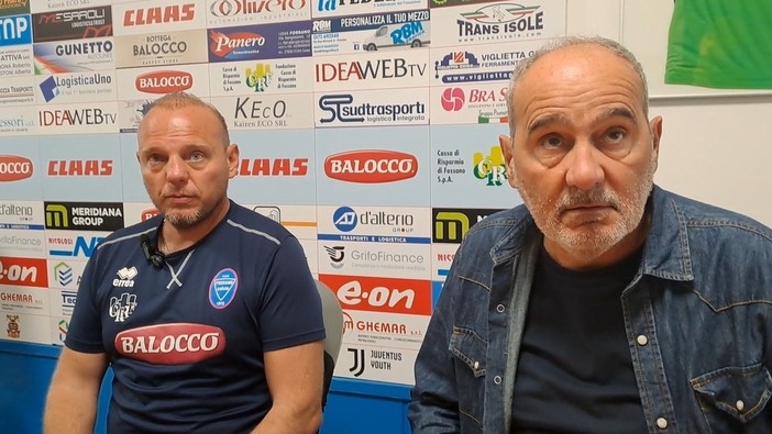 Mister Paolo Fresia e il presidente Gianfranco Bessone