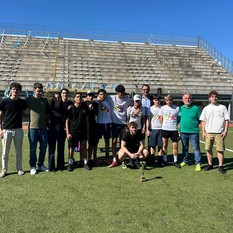 Un momento della premiazione del torneo scolastico albese