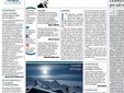 La pagina del Corriere della Sera di sabato 10 gennaio con la foto di Bellino