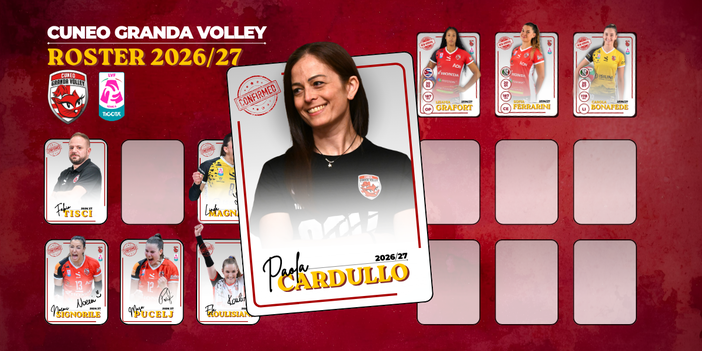 Cuneo Granda Volley e Paola Cardullo avanti insieme: ancora vice allenatrice