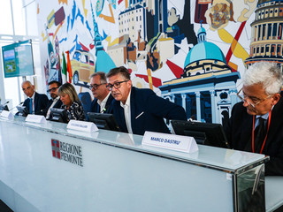 Un momento della presentazione tenuta stamane al Grattacielo della Regione Piemonte Un momento della presentazione tenuta stamane al Grattacielo della Regione Piemonte