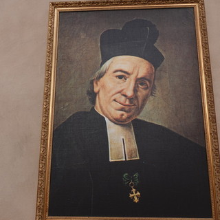 Quadro del Cottolengo presso la chiesa dei Battuti Bianchi, a Bra