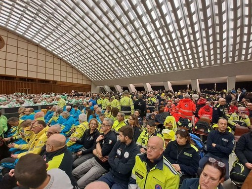 La Protezione civile del Piemonte in udienza da Papa Leone XIV La Protezione civile del Piemonte in udienza da Papa Leone XIV