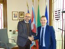 Il presidente Robaldo con il direttore Tortena