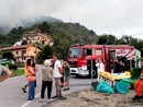 Il presidio per l'emergenza sul posto (Foto Tevino)