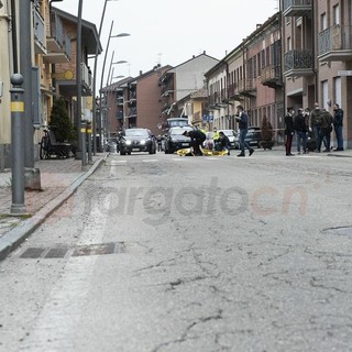 Il 28 aprile 2021 la rapina alla gioielleria di via Garibaldi a Gallo Grinzane (foto Barbara Guazzone)