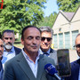 Il sopralluogo del presidente Cirio a Castello di Annone