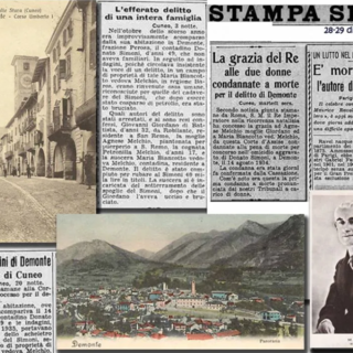 La pagina di Stampa Sera" dell'epoca in cui si annunciava la grazia del Re alle due donne condannate a morte