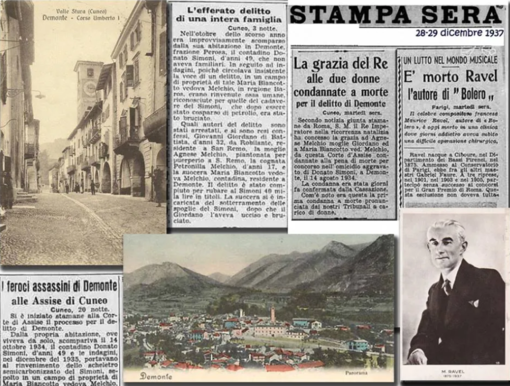 La pagina di Stampa Sera" dell'epoca in cui si annunciava la grazia del Re alle due donne condannate a morte La pagina di Stampa Sera" dell'epoca in cui si annunciava la grazia del Re alle due donne condannate a morte