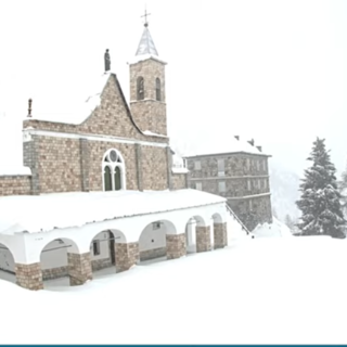 Nevicata giù in corso a Sant'Anna di VInadio, come si vede dalle immagini in diretta di iGate