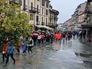 Saluzzo 2026, momenti del 23° Fitwalking del cuore