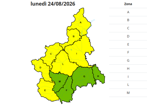 Temporali, vento e possibile grandine: allerta gialla nelle valli Varaita, Maira e Stura Temporali, vento e possibile grandine: allerta gialla nelle valli Varaita, Maira e Stura
