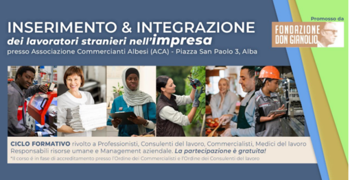 “Inserimento &amp; integrazione dei lavoratori stranieri”: Fondazione Don Gianolio lancia ciclo formativo gratuito ad Alba