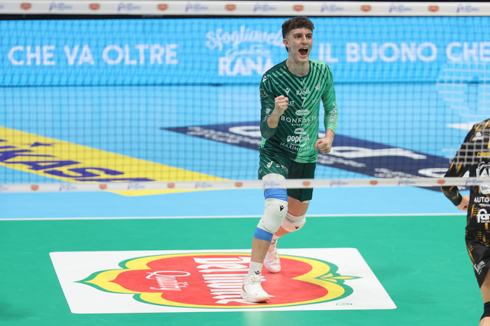 Ospite di Timo Out SuperLega anche Matteo Staforini, ex cuneese oggi a Verona (Foto  Verona Volley)