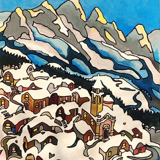 "Dalla realtà all'emozione - I miei paesaggi": alla Zizzola di Bra la mostra di Gianni Gaschino, "il pittore volante"