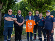 Alba: volontari in partenza dal Palazzo Mostre e Congressi
